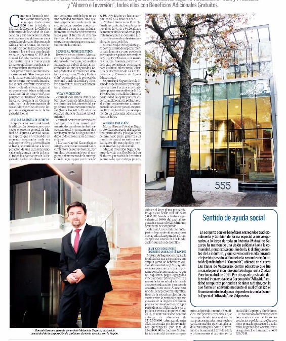 Mutual de Seguros Concepción en diario El Sur